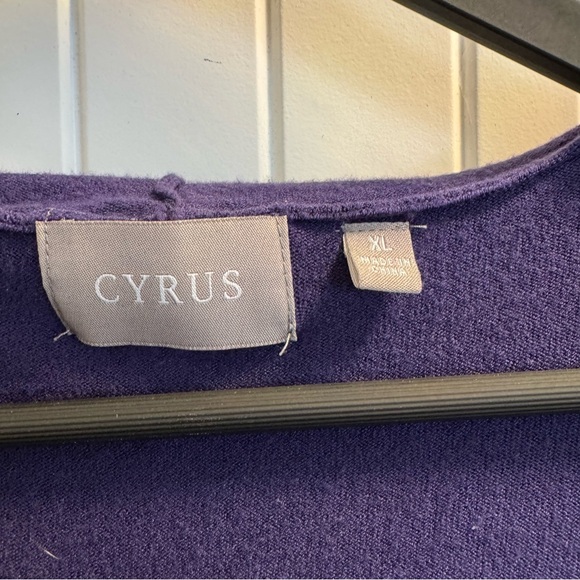 Cyrus Women's Deep Purple Cardigan - Picture 2 of 4